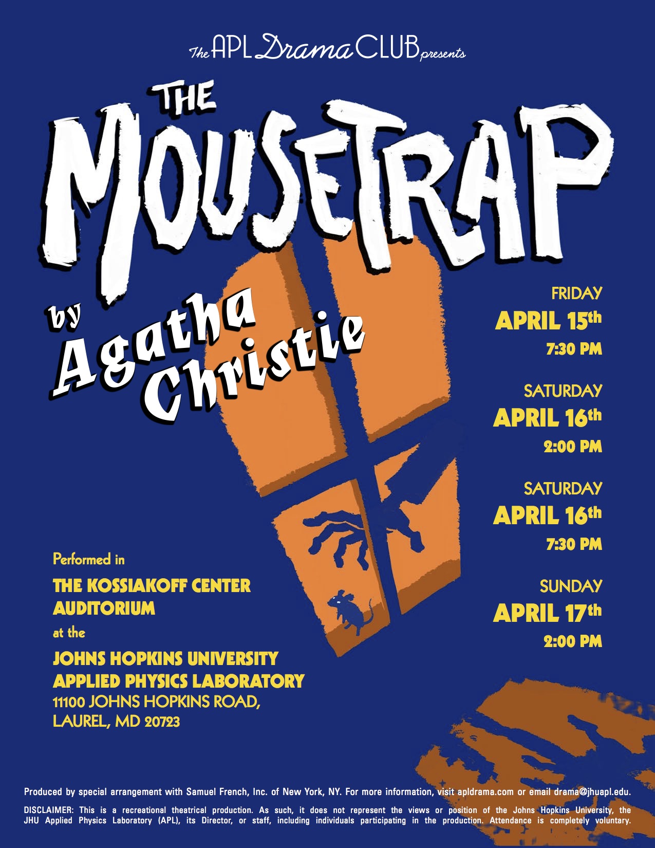 The APL Drama Club - The Mousetrap