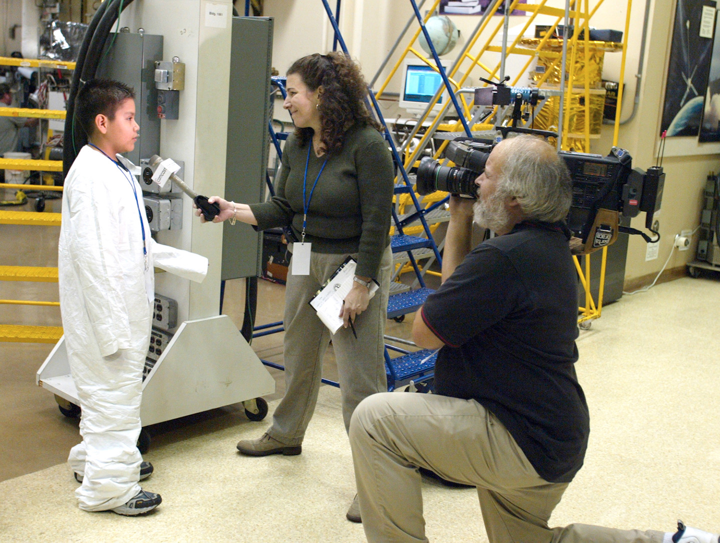 Student interviewed about his experience at Space Academy