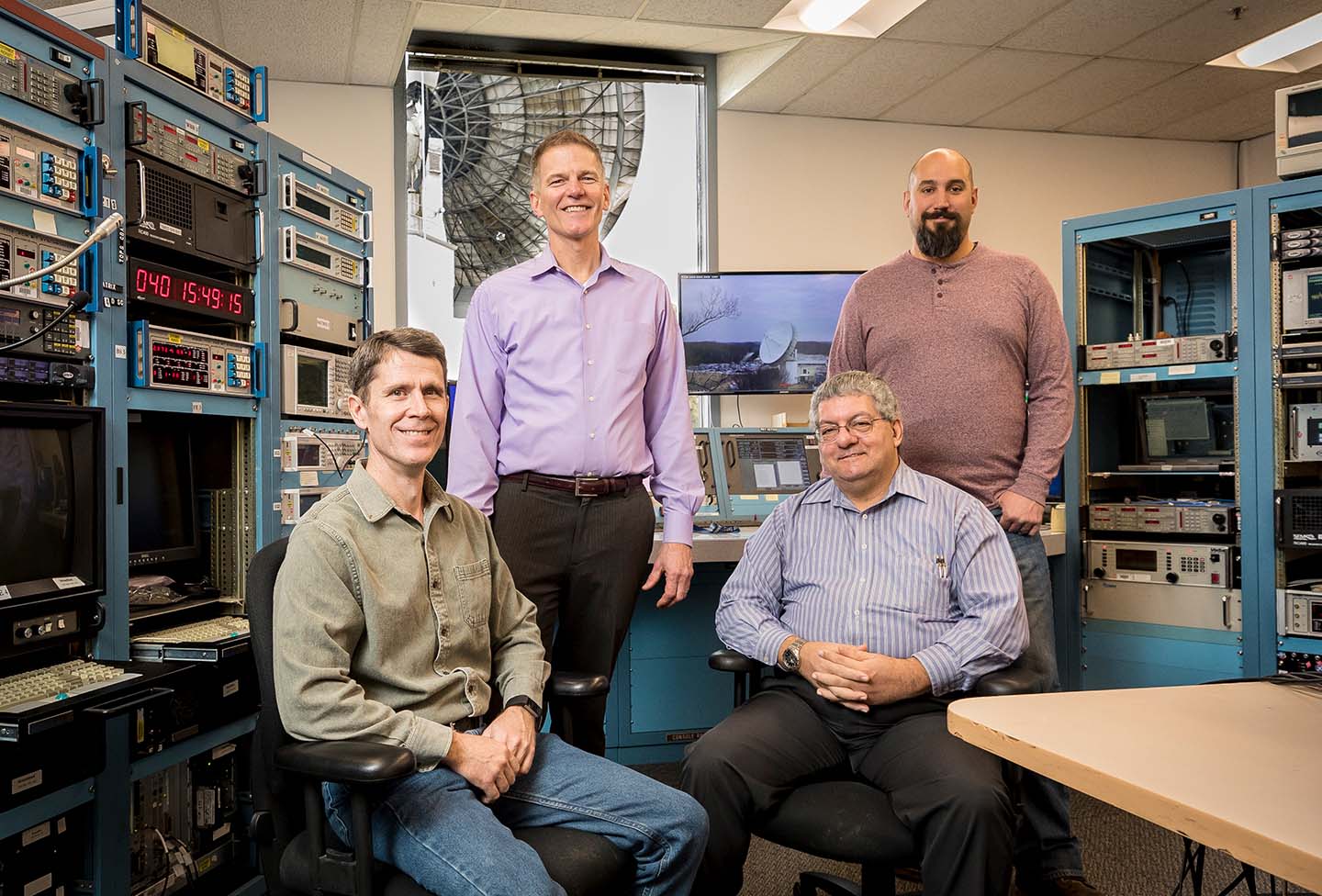 The APL Satellite Communications Facility team