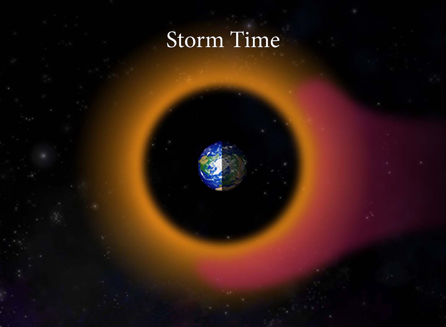 Geomagnetic storm affects Earth