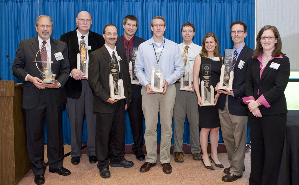 Honorees at the 10th annual Johns Hopkins University Applied Physics Laboratory Invention of the Year ceremony