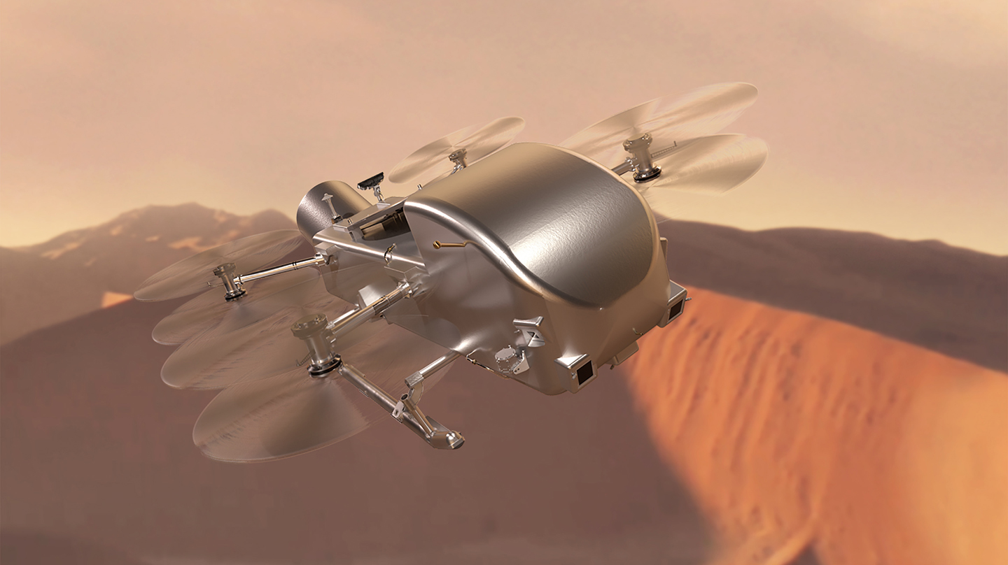 NASA's Dragonfly Mission: Exploring Titan's Ocean World with a Car-Sized Rotorcraft in 2028