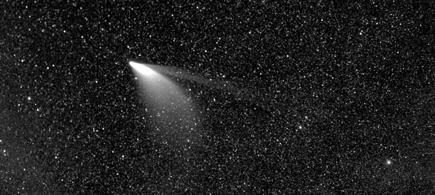 View of comet NEOWISE on July 5, 2020