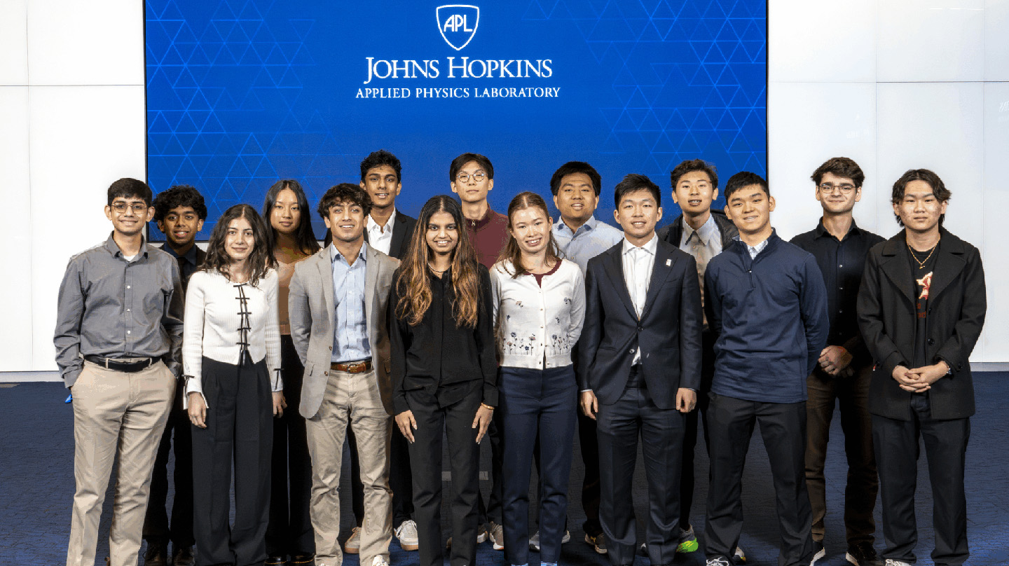 Finalists in the 2024 Society for Science Regeneron Science Talent Search competition visited APL earlier this month for a series of educational tours