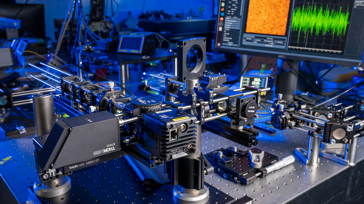 The APL team developed a digital holographic imaging system to identify and validate the signal as tissue deformation that occurs during neural activity.