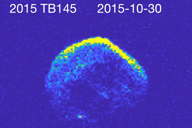 Near-earth asteroid surface