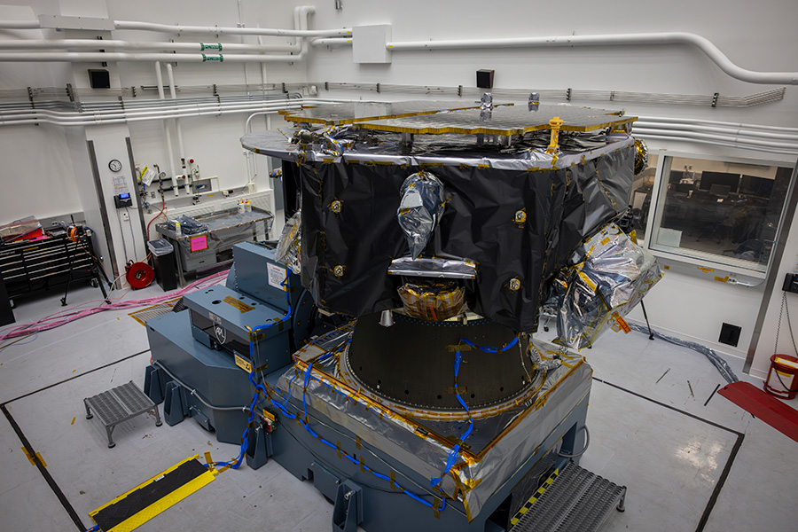 Vibration testing to simulate the launch environment