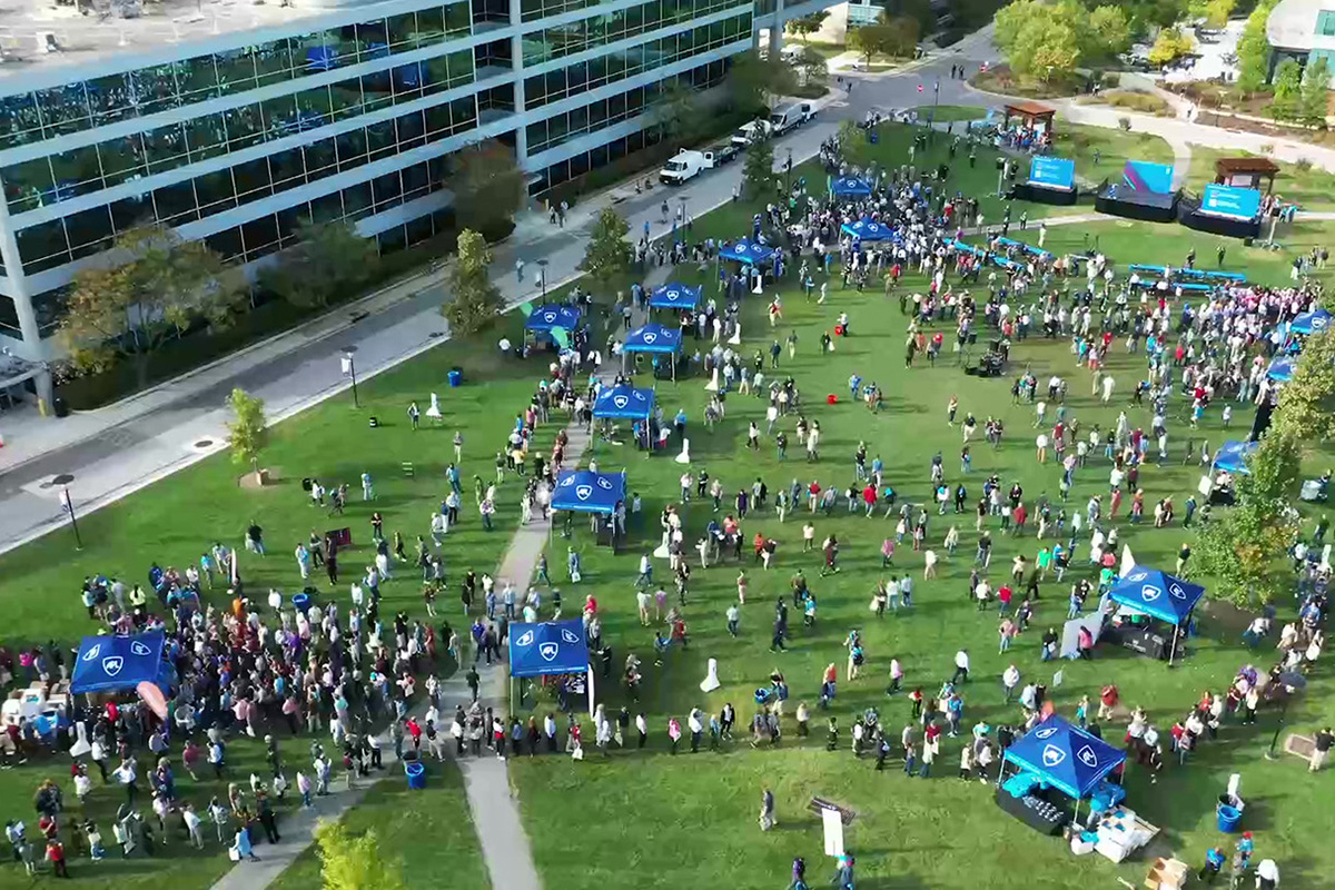 Central Green on APL campus