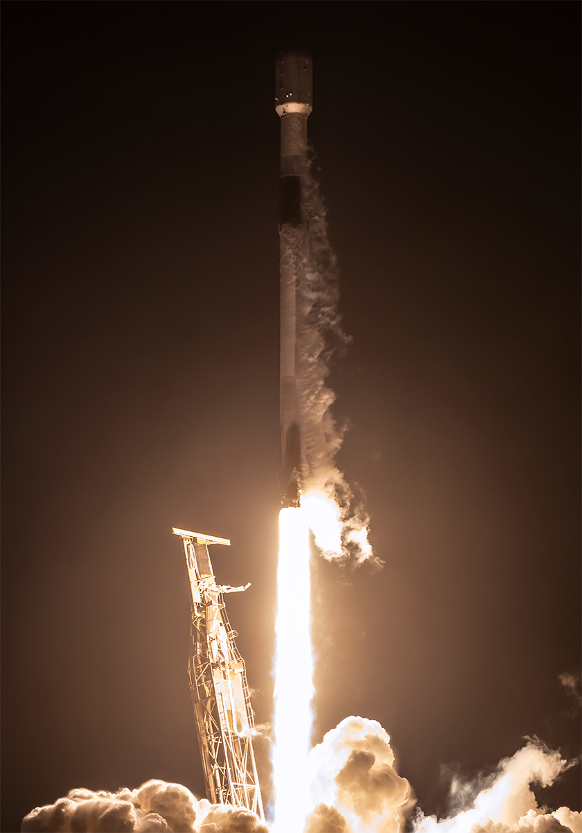 EZIE launches aboard a SpaceX Falcon 9 rocket