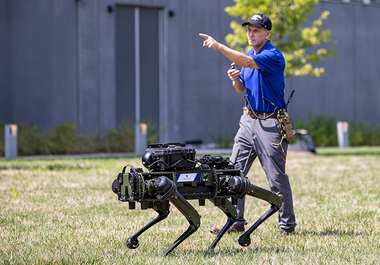 Dave Handelman demonstrates ConceptAgent by working with a robot to determine what safety means and how to achieve it.