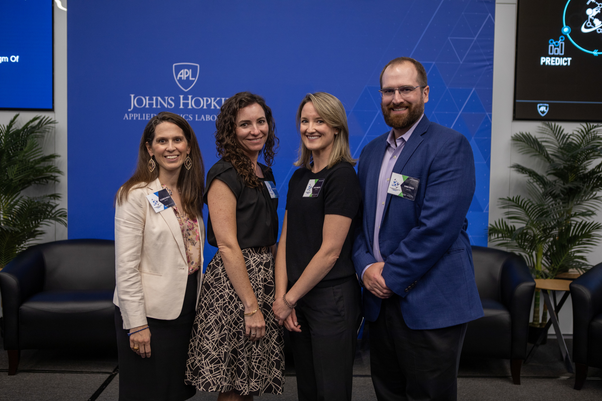 From left: Elizabeth Reilly, Morgan Trexler, Leslie Hamilton, and Christopher Stiles